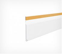 Ценникодержатель полочный самоклеящийся откидной DHH-39 - Большой выбор POS материалов в интернет магазине – Posmshop